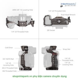 thumbnail Smallrig “Night Eagle” Cage for Nikon Z5 / Z5II / Z6 / Z6II / Z7 / Z7II 5258 - 3