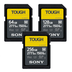 thumbnail SD Sony Tough 256GB 277Mbs/150Mbs Class 10 U3 - 1