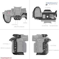 thumbnail SmallRig “Black Mamba” Series Camera Cage for Panasonic LUMIX GH6 3440 - 1