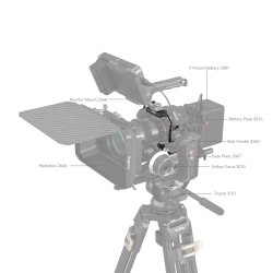 thumbnail SmallRig Full Camera Cage for Sony A7RIV, A7V, A7IV, A7SIII, A1 3667B - 5
