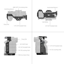 thumbnail SmallRig Full Camera Cage for Sony A7 V / A7R V / A7 IV / A7S III / A1 / A7R IV 3667C - 0