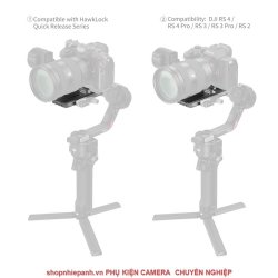 thumbnail Smallrig HawkLock H38 Manfrotto Quick Release Plate for gimbal DJI 4638 - 1