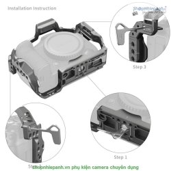 thumbnail Smallrig HawkLock Quick Release Cage for Canon EOS R5 Mark II (R5II)  4977 - 3