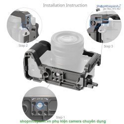 thumbnail Smallrig “HawkLock” Quick Release Cage Kit with Silicone Handle for Sony A7CII / A7CR 5198 - 1