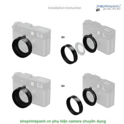 thumbnail Smallrig Lens Hood for FUJIFILM X half 5215 - 1