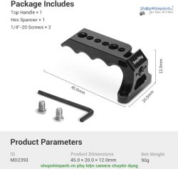 thumbnail SMALLRIG Mini Top Handle MD2393 - 7