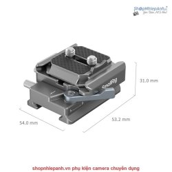 thumbnail Smallrig Tấm tháo lắp nhanh Arca-Swiss nằm ngang được thiết kế riêng cho DJI RS 2 / RSC 2 / RS3 / RS 3 Pro / RS 3 mini / RS 4 / RS 4 Pro 4639 - 2