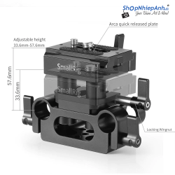 thumbnail SmallRig Universal 15mm Rail Support System Baseplate 2272 - 1