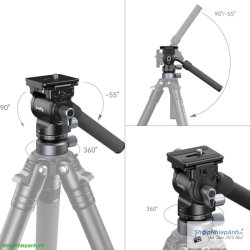 thumbnail SmallRig Video Head with Leveling Base CH20 4170 - 0