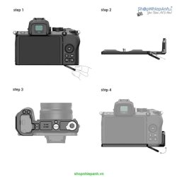 thumbnail SmallRig Vlogging Mounting Plate Pro for Nikon Z50 Camera LCN2667 - 1