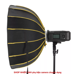 thumbnail Softbox Beauty Dish Triopo Radar KLW-65 white có tổ ong 65cm thao tác nhanh - 2