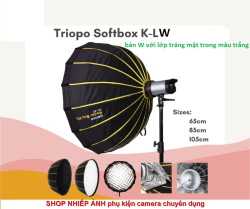thumbnail Softbox Beauty Dish Triopo Radar KLW-65 white có tổ ong 65cm thao tác nhanh - 4