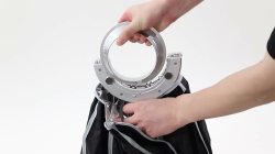 thumbnail Softbox Triopo SL-70 parabolic có lưới tổ ong grid 70cm thao tác nhanh - 1