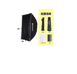 thumbnail Softbox Triopo KD 20x90cm kèm lưới tổ ong grid thao tác nhanh - 1
