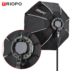 thumbnail Softbox Triopo KX 90cm kèm lưới Grid đèn Flash Speedlite - 1
