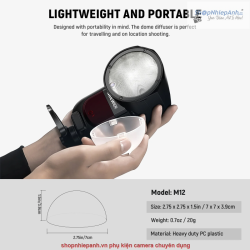 thumbnail Tản sáng Dome Neewer Z1/Z2/Z2 PRO/Godox V1/V100 - 2