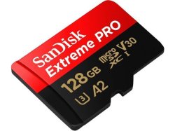thumbnail Micro SDXC SanDisk Extreme Pro V30 128GB U3 Class 10 200mb/s - 0