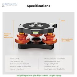 thumbnail Thiết bị cân bằng Camera Tripod Leveling Base K&F concept - 0