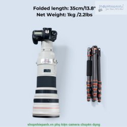 thumbnail Tripod K&F concept carbon fiber Air Pro Series A225C0+BH-25L (KF09.077V3) - 5