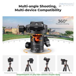 thumbnail Tripod K&F concept carbon fiber Air Pro Series A225C0+BH-25L (KF09.077V3) - 4