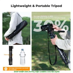 thumbnail Tripod K&F concept đa năng SA255A3+BV01 black (kf09.126) - 1