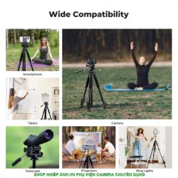 thumbnail Tripod K&F concept đa năng S254A3+BV01 black (kf09.154) - 6