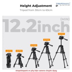 thumbnail Tripod mini desktop K&F concept S233A0 (KF09.166) - 4