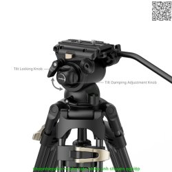 thumbnail Tripod SmallRig Heavy-Duty Fluid Head Kit AD-01S  4686 - 4