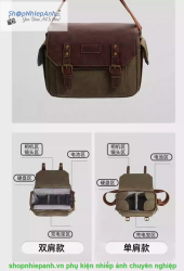 thumbnail Túi da canvas Eirmai L11 vintage - 2