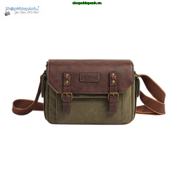 thumbnail Túi da canvas Eirmai L11 vintage - 0