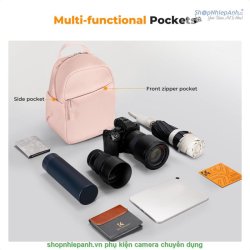 thumbnail Túi K&F concept Sling bag KF13.171V4 Urban Wander Pink U08 5L - 1