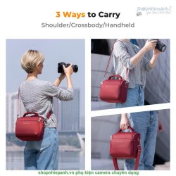 thumbnail Túi K&F concept Sling bag KF13.179V9 Urban Wander Red U05 5L - 2