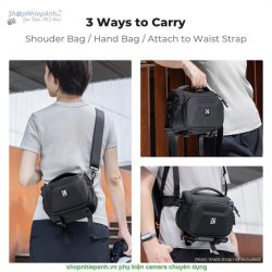 thumbnail Túi K&F concept Sling bag KF13.222 hard shell 3L - 2