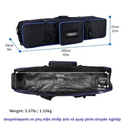 thumbnail Túi phụ kiện đèn chân đèn đa năng Selens 105cm chống shock chống nước - 4