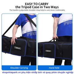 thumbnail Túi phụ kiện đèn chân đèn đa năng Selens 105cm chống shock chống nước - 0