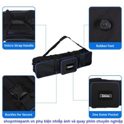 thumbnail Túi phụ kiện đèn chân đèn đa năng Selens 105cm chống shock chống nước - 2