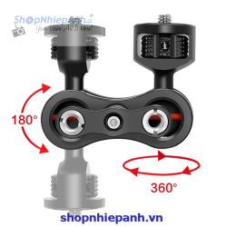 thumbnail Twin head magic arm Jieyang cao cấp siêu cứng - 1