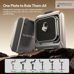 thumbnail Ulanzi C061 (upgrade từ Ulanzi UKA05) quick release kit for DJI ronin RS series - 0