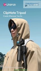 thumbnail Ulanzi MT88 bộ ClipMate Tripod kèm giá đỡ balo thiết kế 2 IN 1 - 6
